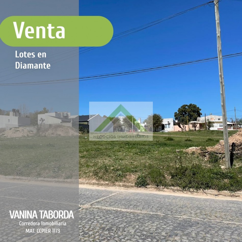 VENTA DE LOTES EN LA CIUDAD DE DIAMANTE.