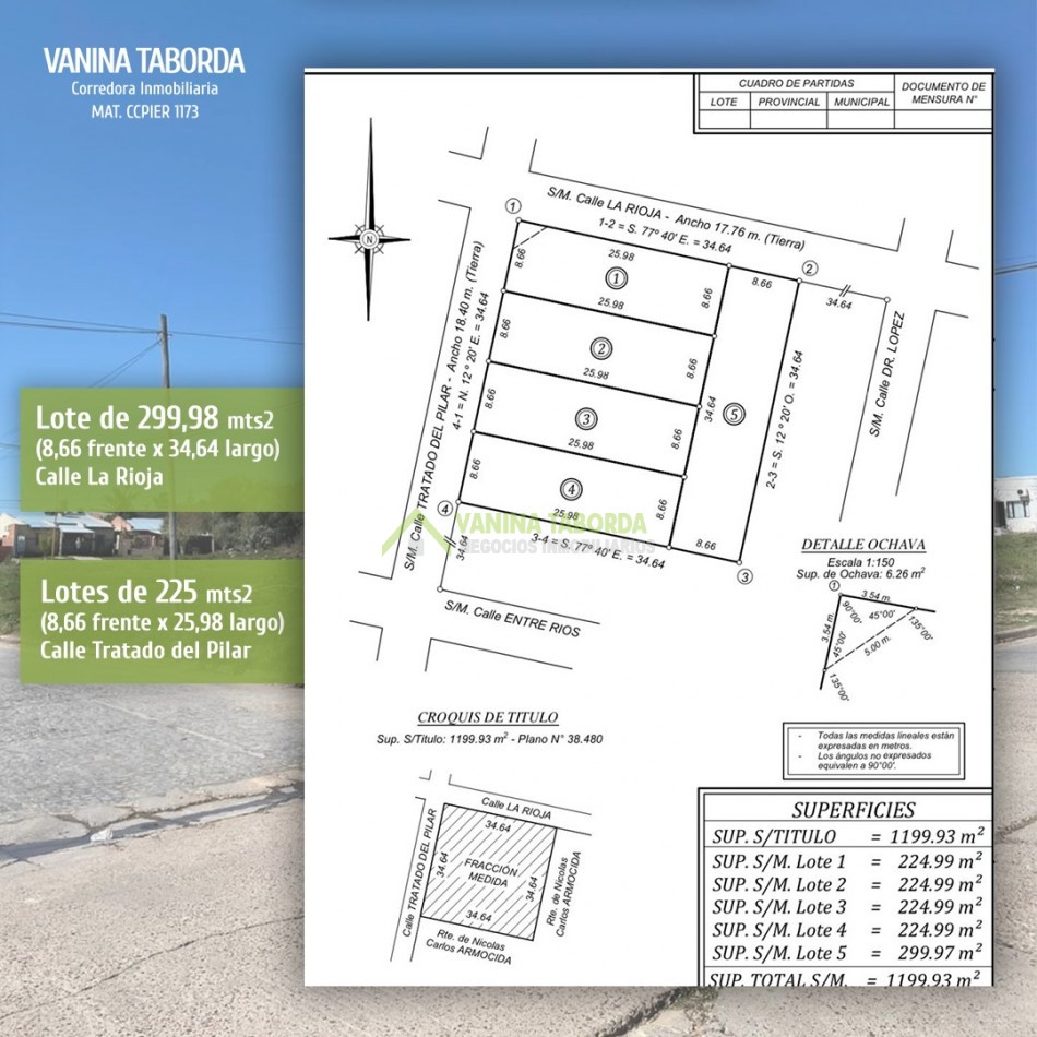 VENTA de TERRENOS EN DIAMANTE