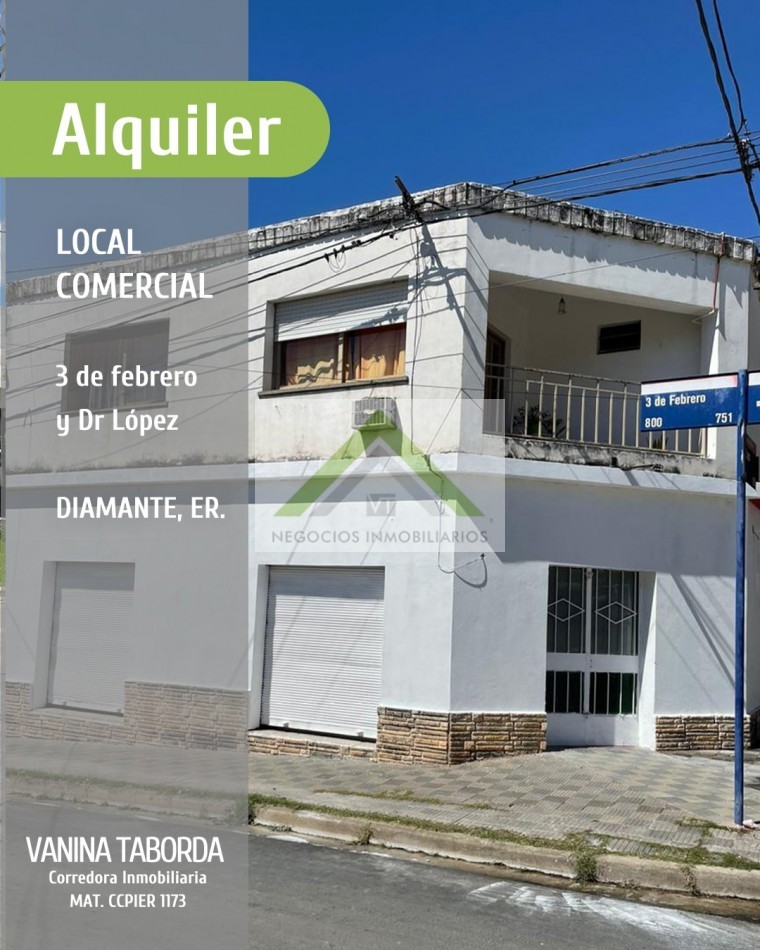 ALQUILO LOCAL COMERCIAL- CIUDAD de DIAMANTE